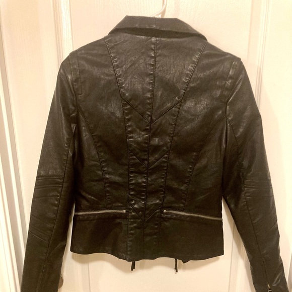 Lulus Vegan Leather Jacket - Up on a Tuesday - Picture 6 of 7